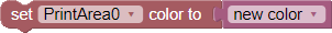 Set Print Area Color to Variable