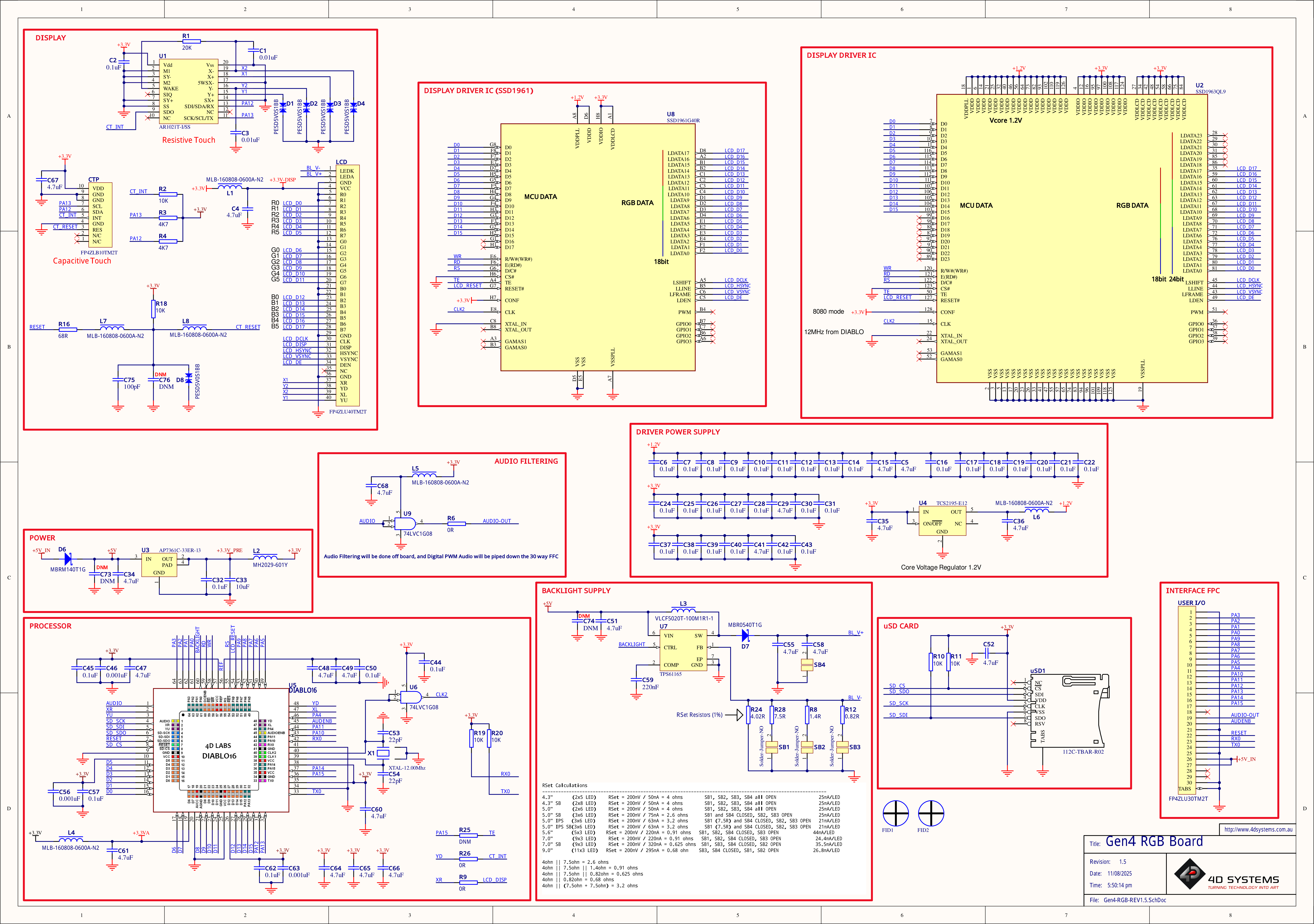 gen4-uLCD-56D / DCT / DCT-CLB Schematic Diagram